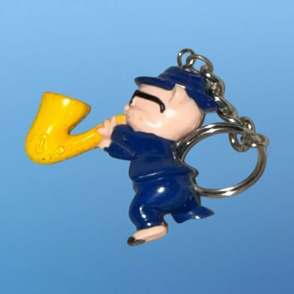 1994 Looney Tunes Porky Pig PVC Blues Brothers Figure Saxophone Pepsi Promo